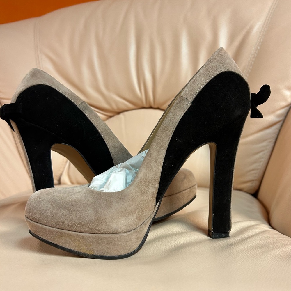 Hot sexy suede heels